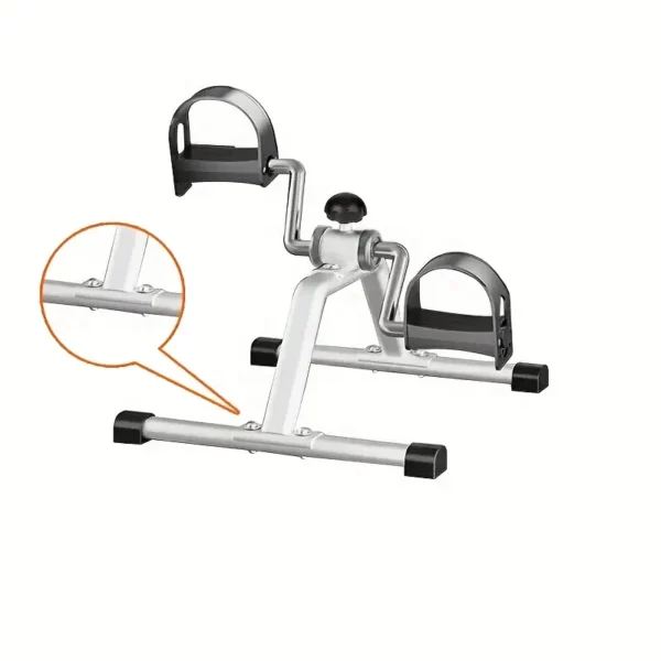 White Aluminum Pedal Exercise Bike