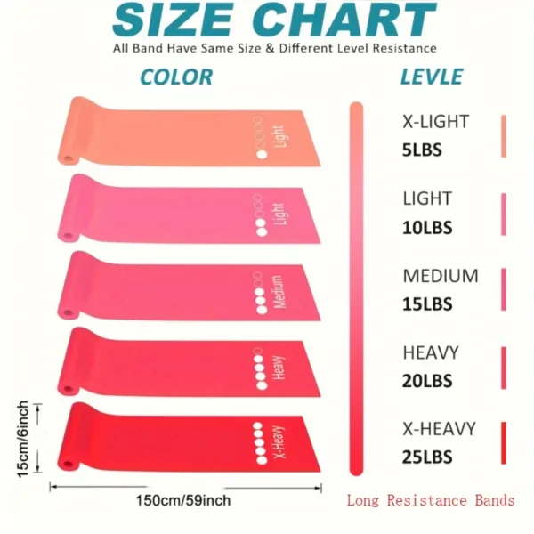 10pcs Resistance Band Set