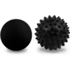 2pcs Durable Rubber Fascia Balls with Spikes