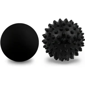 2pcs Durable Rubber Fascia Balls with Spikes