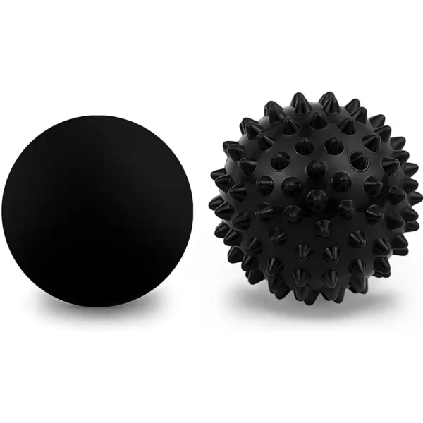 2pcs Durable Rubber Fascia Balls with Spikes