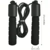 Black Fitness Jump Rope