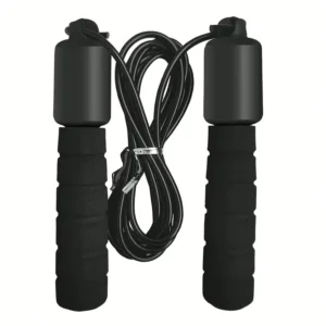 Black Fitness Jump Rope