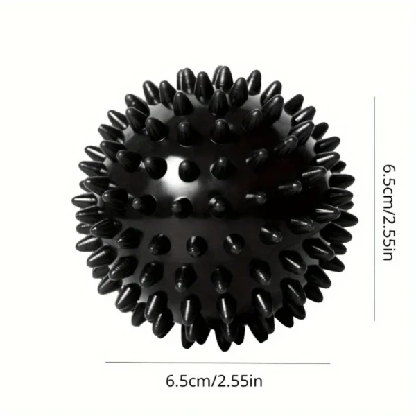 2pcs Durable Rubber Fascia Balls with Spikes