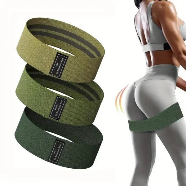 Heavy-Duty Green Gradient Squat Bands