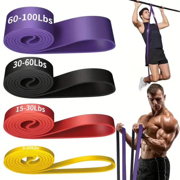 4pcs Resistance Bands Set for Fitness